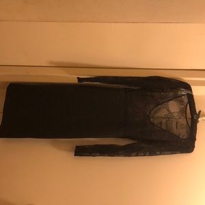 Lace black dress